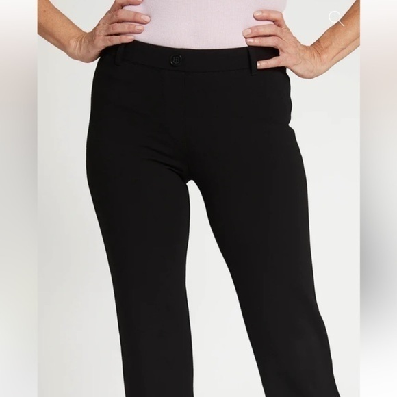 Betabrand Black Bootcut Classic Dress Yoga Pants Large L - Picture 2 of 13